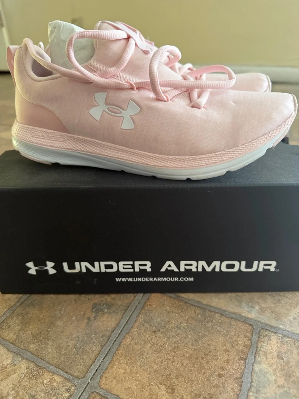 Under Armour Pink Women's Athletic Shoes - Picture 3 of 4
